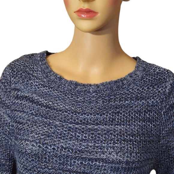 Bongo Sweater Knit Blue Multi Womens Size Small - Picture 10 of 12